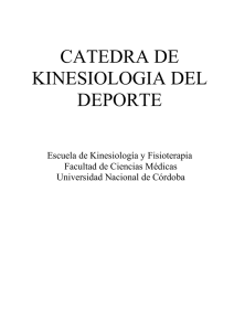 catedra de kinesiologia del deporte