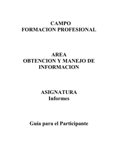 Redacción de Informes - Policía Nacional de Colombia