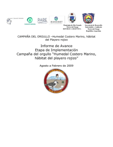 CAMPAÑA DEL ORGULLO –Humedal Costero Marino, hábitat del