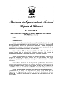&ldquo;MANIFIESTO DE CARGA&rdquo; INTA-PG.09 (versi&oacute;n 5)