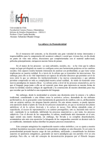 Universidad de Chile Facultad de Ciencias F&iacute;sicas y Matem&aacute;ticas