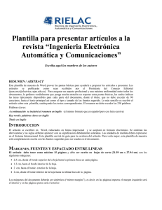 Plantilla - Ingeniería Electrónica, Automática y Comunicaciones