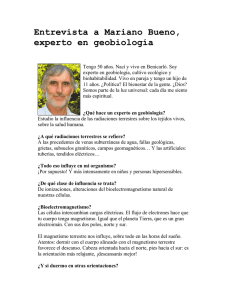 Entrevista a Mariano Bueno, experto en geobiología