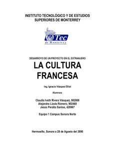 La Cultura Francesa - Campus Sonora Norte