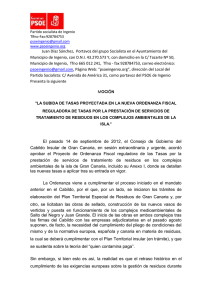 Juan Díaz Sánchez,  Portavoz del grupo Socialista en el... Municipio de Ingenio, con D.N.I. 43.270.573 Y, con domicilio en...