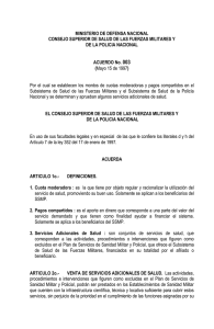 Acuerdo_003-97 - Dirección General de Sanidad Militar