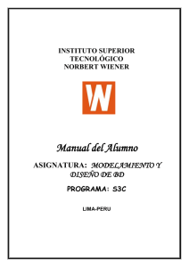 I Datos informativos - Instituto Norbert Wiener