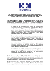 Los hospitales universitarios Madrid, Montepríncipe, Torrelodones y