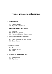 tema 4: geomorfología litoral