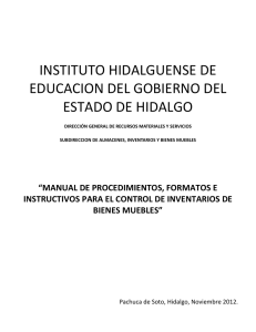 instructivo - SEPH - Secretaría de Educación Pública