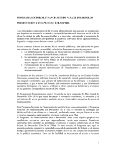 Financiamiento - Gobierno de Aguascalientes