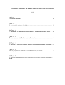 Reglamento de las Condiciones Generales de Trabajo de