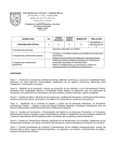 Contabilidad Social - Universidad Católica Andrés Bello