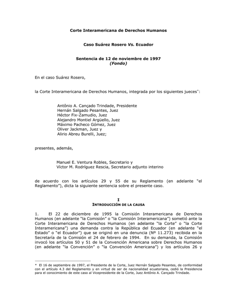 Corte Interamericana De Derechos Humanos Vs.