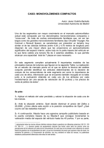 caso: monovolúmenes compactos - Universidad Autónoma de Madrid