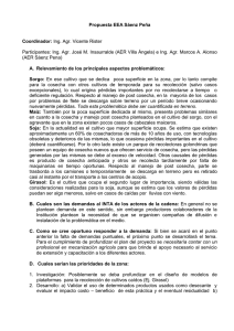 Propuesta EEA Sáenz Peña - Cosecha y Postcosecha de Granos