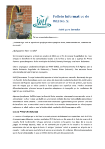 WLI Folleto Informativo 5 – SuDS para Escuelas