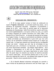 Carta mensual, Junio 2000 - Asociación Costarricense de