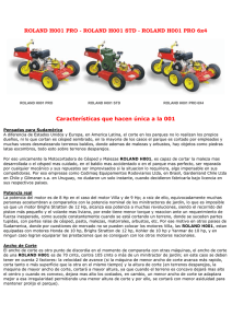 ROLAND H001 PRO - Agro Maquinarias Esquina