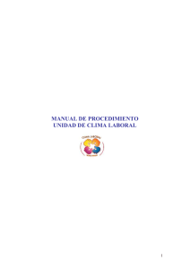 manual de clima laboral - Hospital Dr. Gustavo Fricke
