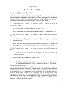 dr-cafta capítulo 15 derechos de propiedad intelectual