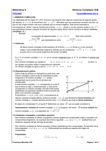 1. números complejos. - Institut Pere Fontdevila