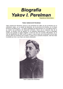 Yakov Isidorovich Perelman