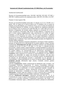 Sentencia del Tribunal Constitucional núm. 227/1988 (Pleno ), de 29...  Jurisdicción:Constitucional Recursos  de  Inconstitucionalidad  núms.  824/1985, ...