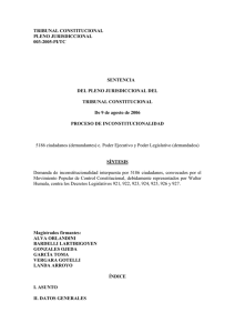 TRIBUNAL CONSTITUCIONAL PLENO JURISDICCIONAL 003-2005-PI/TC