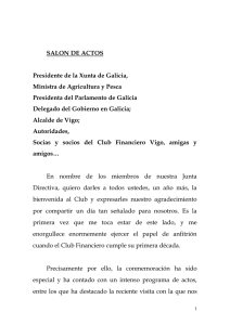 SALON DE ACTOS - Club Financiero de Vigo