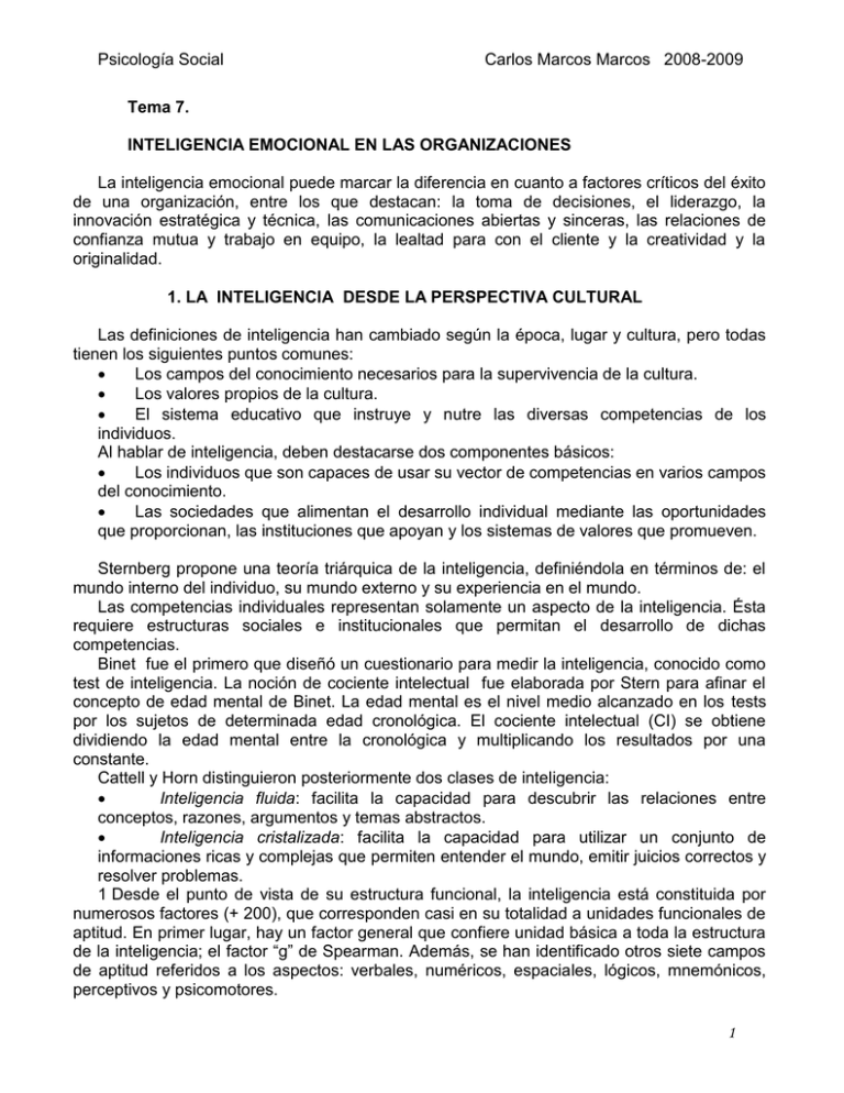 Inteligencia Emocional En Las Organizaciones 6613