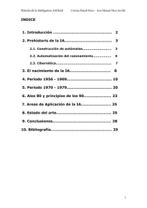 Historia de la Inteligencia Artificial