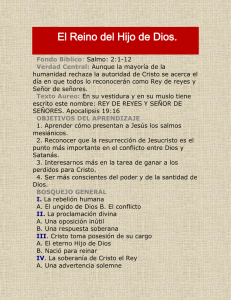 El Reino del Hijo de Dios