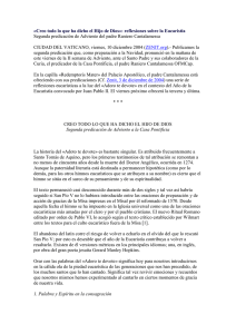 «Creo todo lo que ha dicho el Hijo de Dios»: reflexiones sobre la