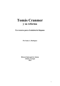 Tomás Cranmer - Episcopales Latinos