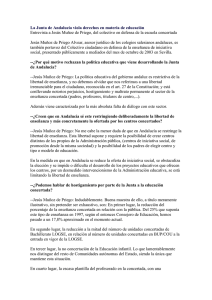 La Junta de Andalucía viola derechos en materia de educación