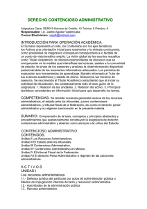 DERECHO CONTENCIOSO ADMINISTRATIVO