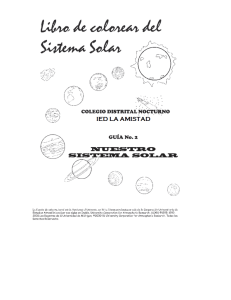 Guía 2: Nuestro Sistema Solar