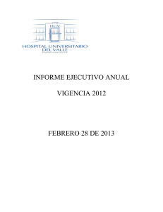 INFORME EJECUTIVO ANUAL 2012