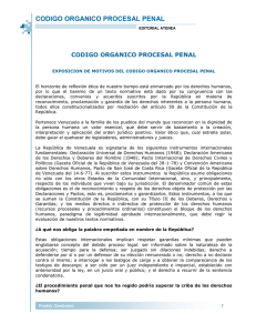 CODIGO ORGANICO PROCESAL PENAL