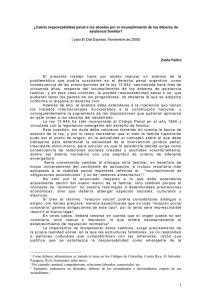 ¿Cabría responsabilidad penal a los abuelos por el incumplimiento