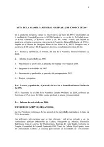 ACTA DE LA ASAMBLEA GENERAL ORDINARIA DE ICOM