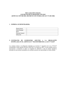 DECLARACI&Oacute;N DE CONTRATOS