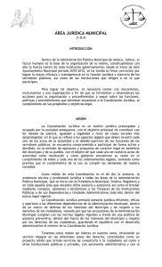 area jurídica municipal - H. Ayuntamiento de Ameca 2012