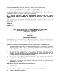 Ley de Medios de Impugnación en Materia Político Electoral y de