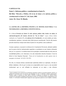 Reforma pol&iacute;tica - Partido Socialista