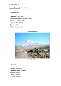 FUENTE: CORDTUCH Atractivo Natural #2: Nevado Chimborazo a