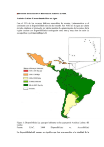 Situación de los Recursos Hídricos en América Latina