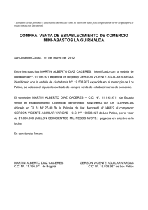 COMPRA ¡ VENTA - Cámara de Comercio de Cúcuta