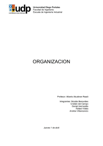 ORGANIZACION - Christopher Herrera Hernández
